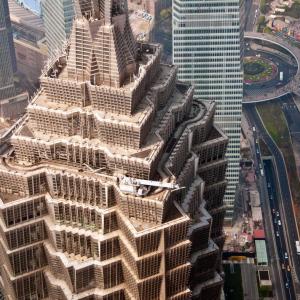 China. Shanghai. Contrasts between old and new 1/2