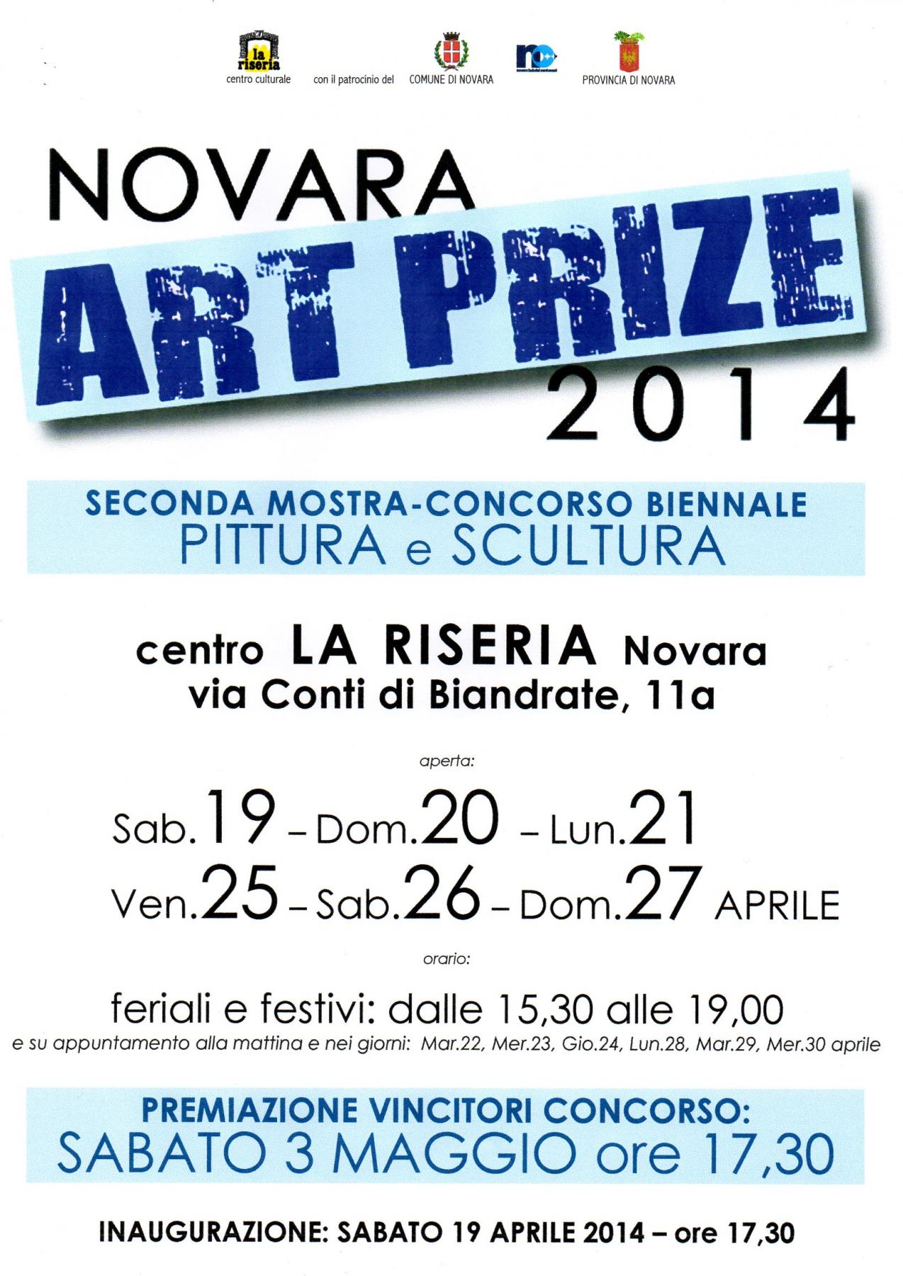 NOVARA "ART PRIZE" 2014