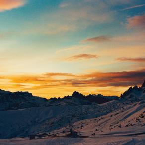 Tramonto a passo Giau 1998