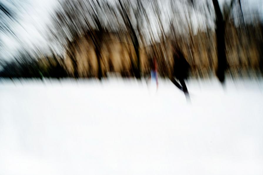 Running in snow