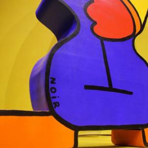 Thierry Noir big-blue-contrabass-sculpture 4