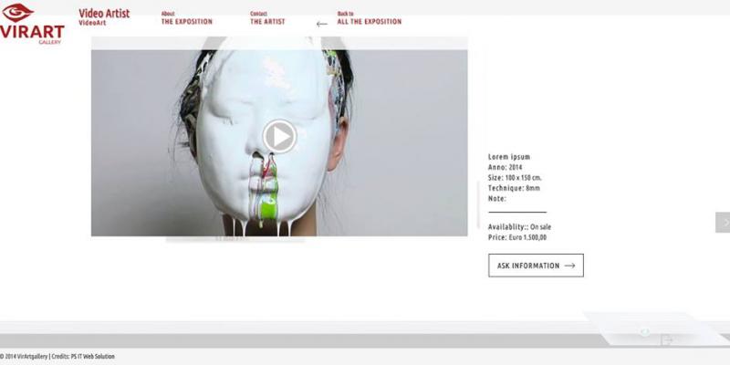 Soon ready the system for virtual exhibition for video artists!