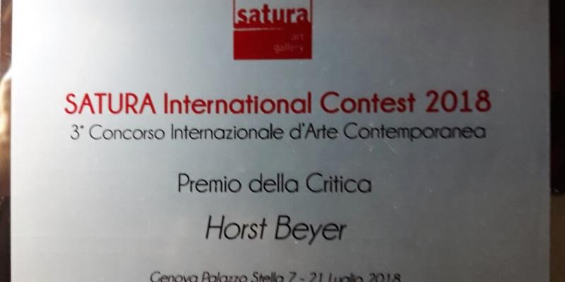 Satura International Contest - PREMIO DELLA CRITICA -  HORST BEYER