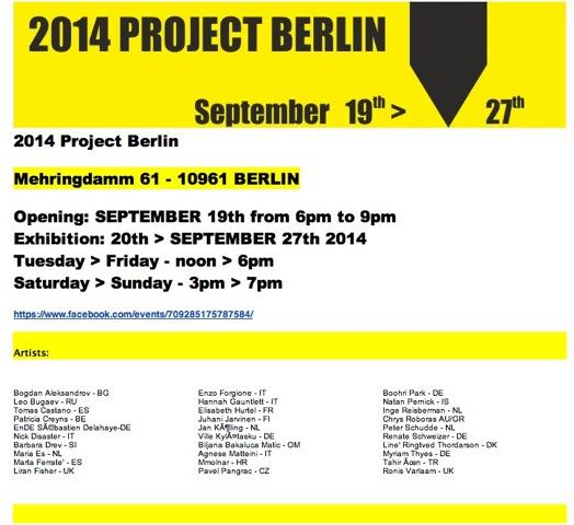 2014 PROJECT BERLIN