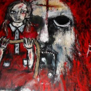 -Please ...the Belt- Acryl auf Tuch,160 x 160 cm,